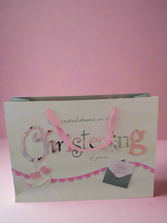 Christening Baby Girl Gift Bag