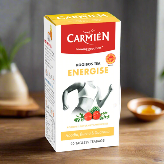 Carmien Energise With Guarana Rooibos Tea (20 Tagless Bags)
