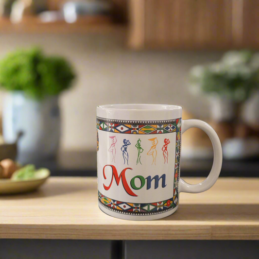 Mom Quote Mug - African
