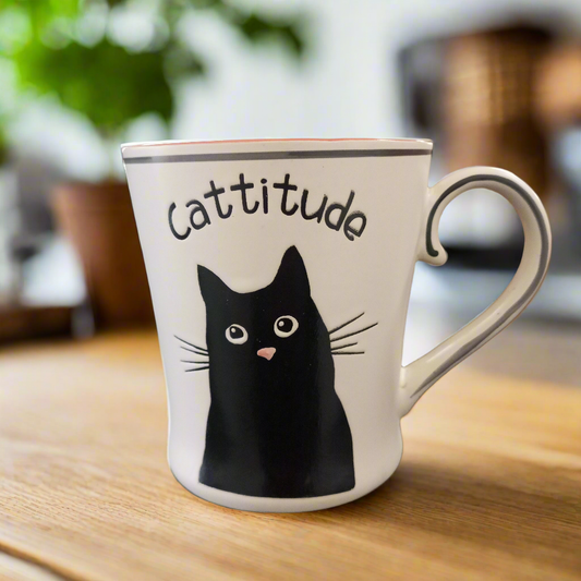 Cattitude Mug - 17oz