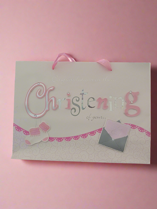Christening Baby Girl Gift Bag