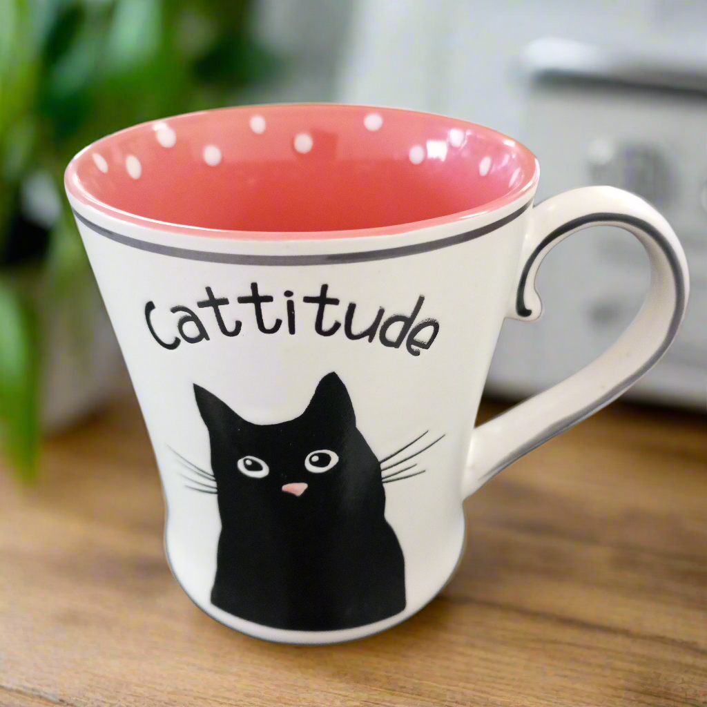 Cattitude Mug - 17oz