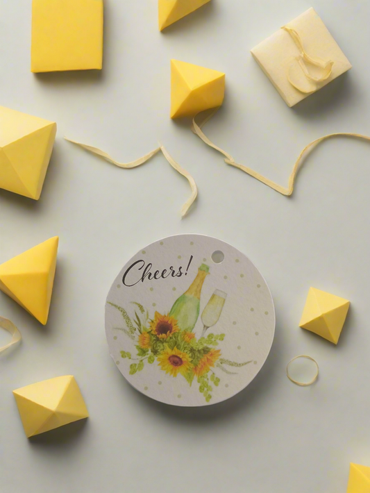 Cheers! Birthday Gift Tag
