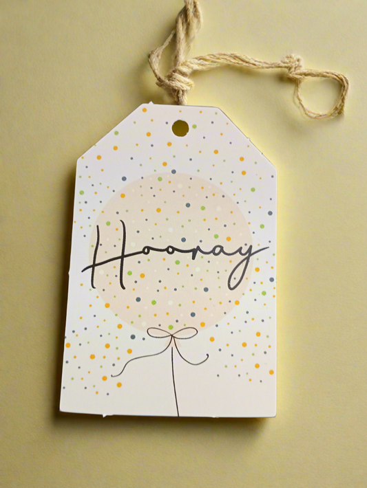 Hooray Gift Tag