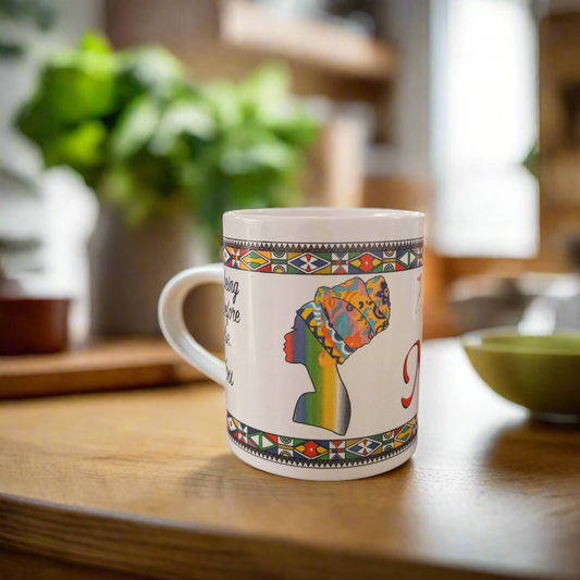 Mom Quote Mug - African