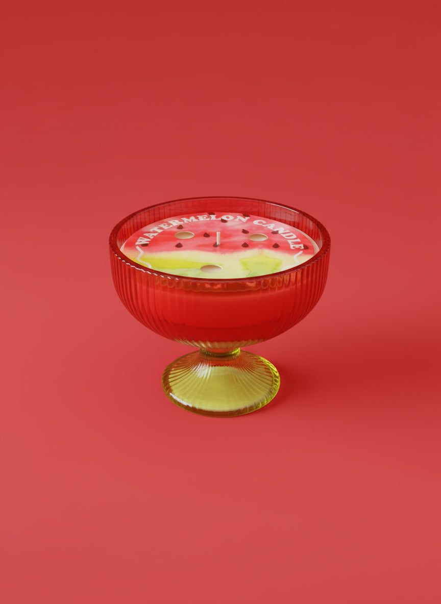 Watermelon Glass Candle