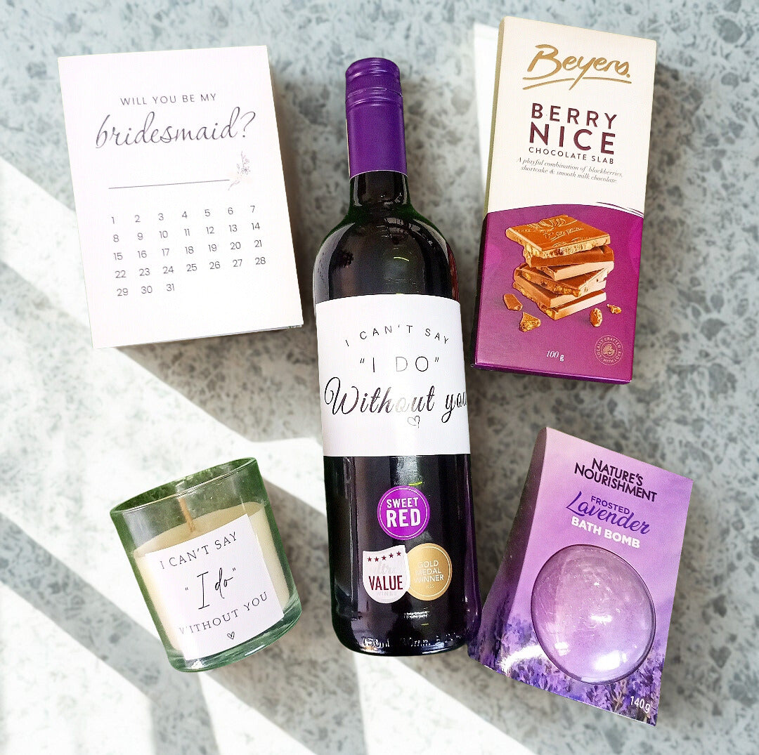 Be My Bridesmaids Gift Box - Purple