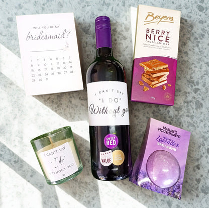 Be My Bridesmaids Gift Box - Purple
