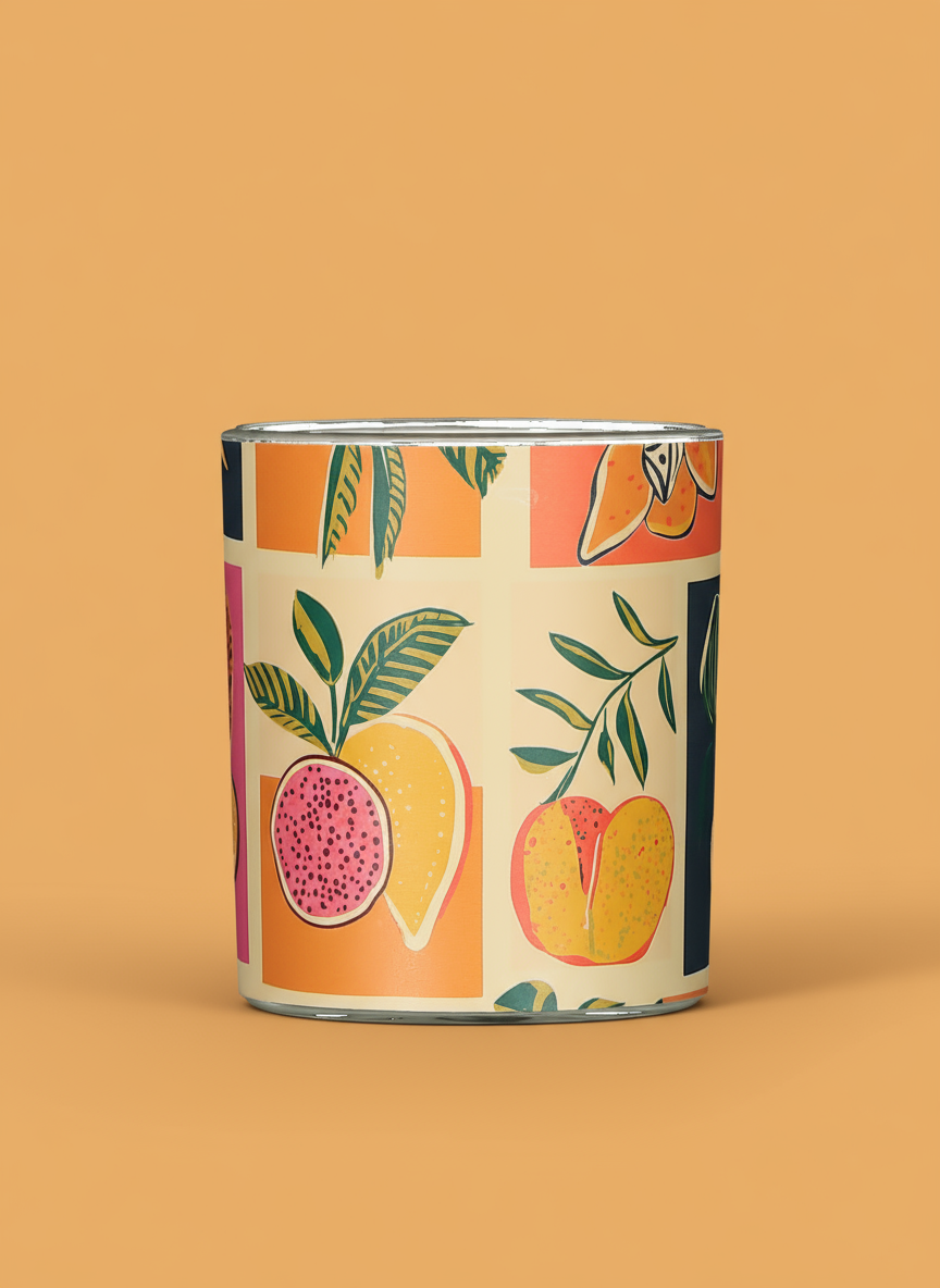 Tropical Summer Fruit Scented Candle
