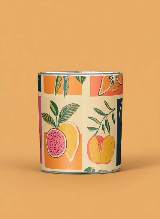Tropical Summer Fruit Scented Candle
