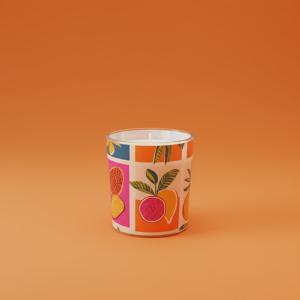 Tropical Summer Fruit Scented Candle