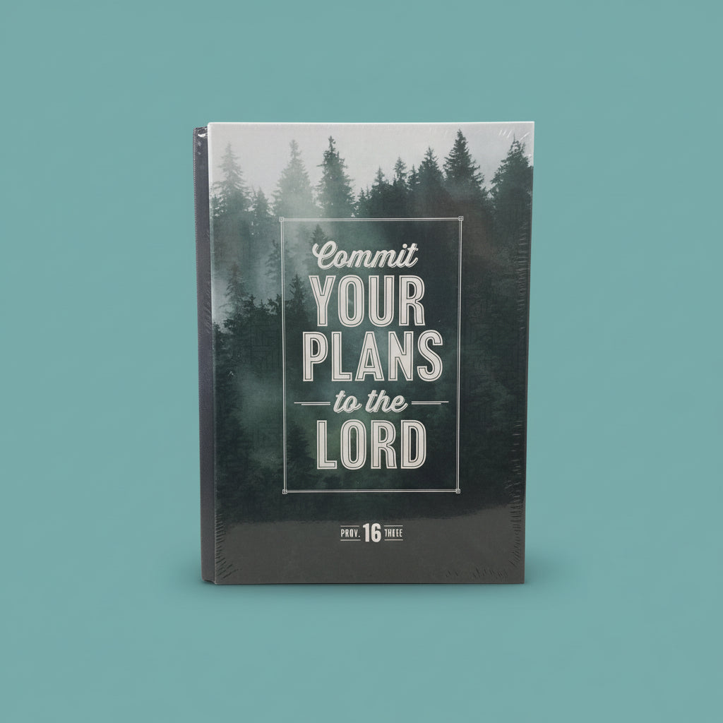 Commit Your Plans to the Lord Scenic Hardcover Journal