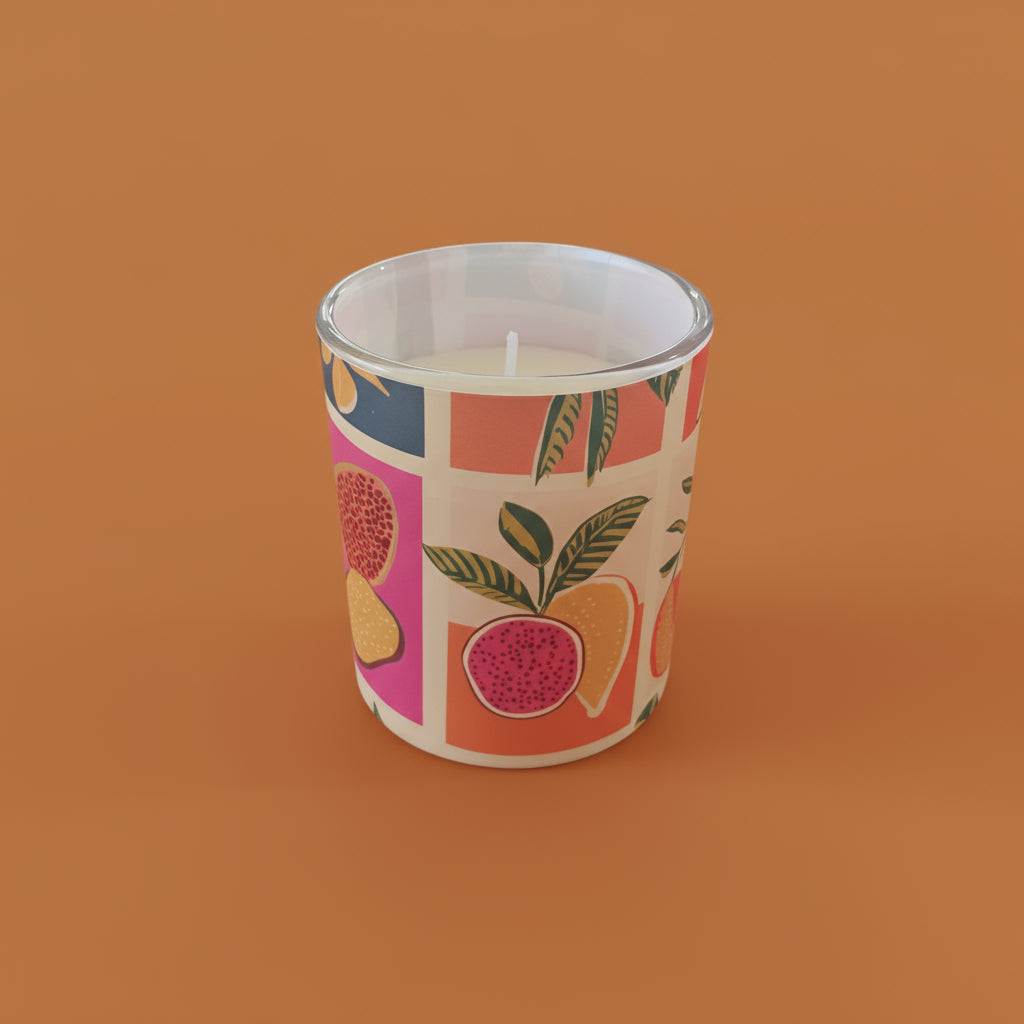 Tropical Summer Fruit Scented Candle
