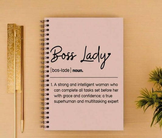 Boss Lady Spiral Notebook