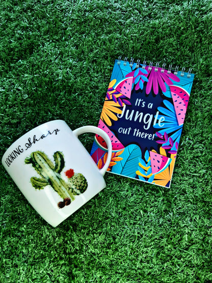 Funny Ironic Mug & Notepad Set