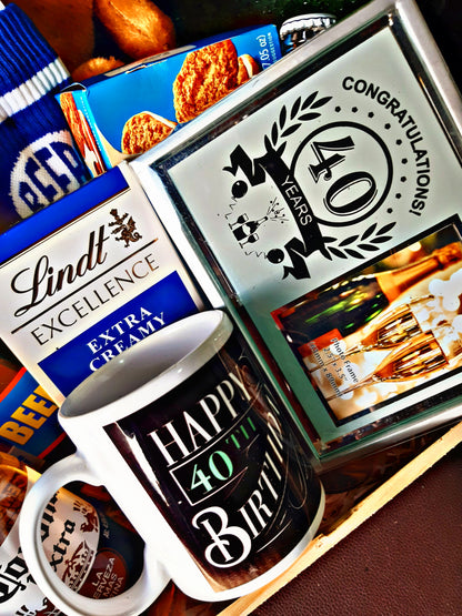 Personalized Birthday Beer & Snack Hamper
