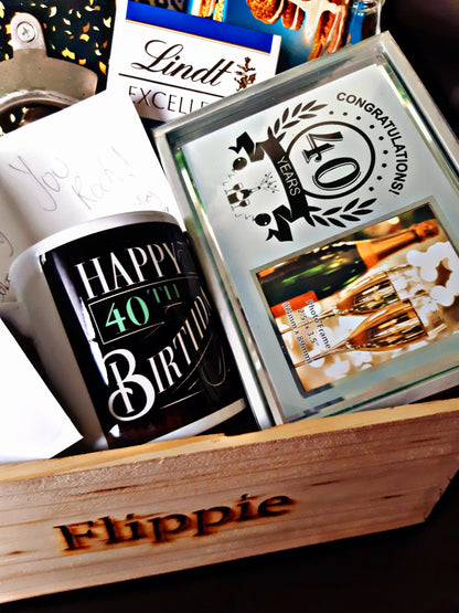 Personalized Birthday Beer & Snack Hamper