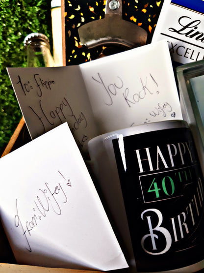 Personalized Birthday Beer & Snack Hamper