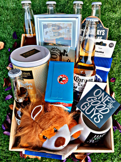 Personalized Birthday Beer & Snack Hamper
