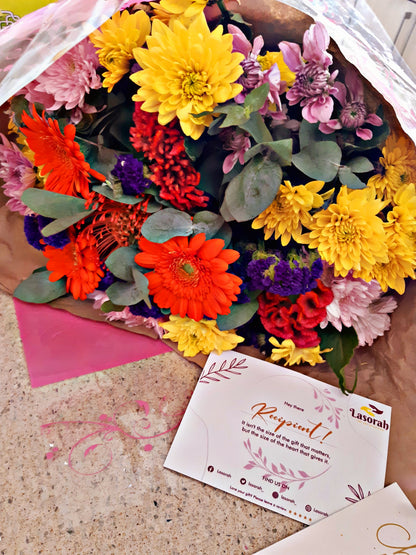 Anniversary Flowers & Chocolates Gift